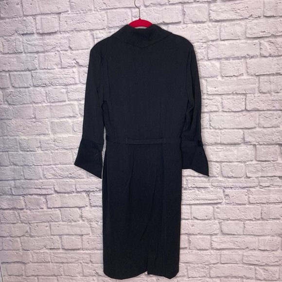 New Delta Airlines Collection 8 Tall Navy Flight Attendant Uniform Dress - Picture 3 of 7